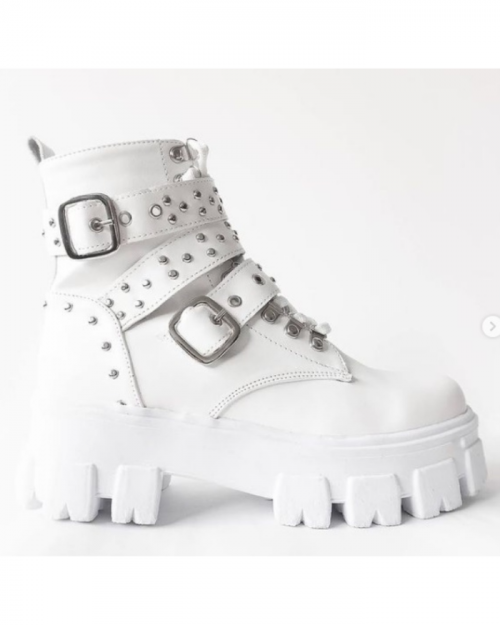 Botas altas veganas con cremallera ALEXA - Gothic-Zone